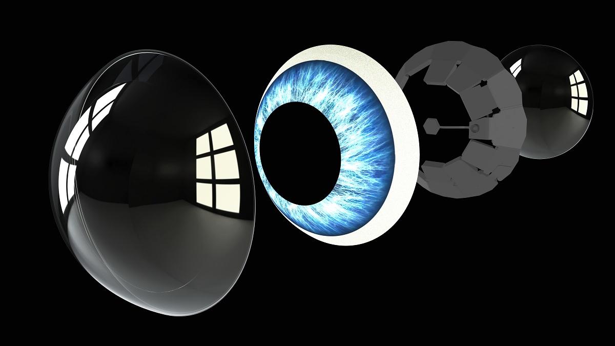 Lentile de contact inteligente contra miopiei