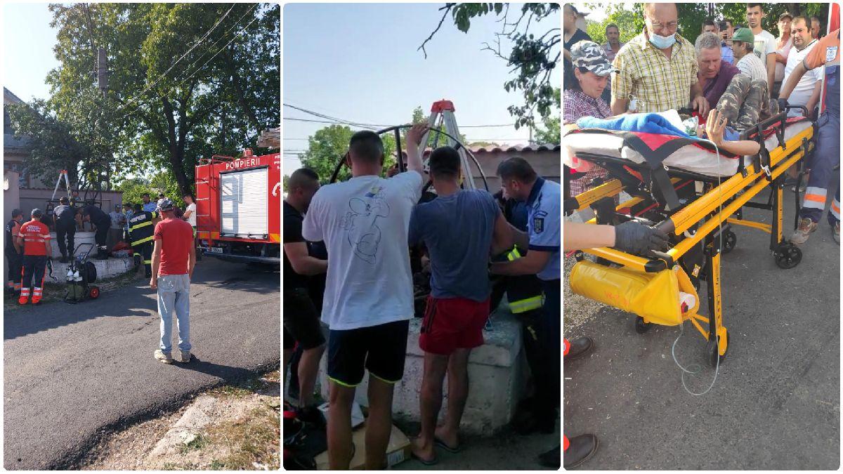 Copil căzut în fântână în Vrancea. Cum a decurs operațiunea de salvare