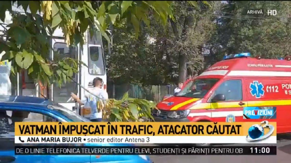 Vatman, împușcat în trafic de un șofer pe șoseaua Giurgiului din Capitală. A fost reținut atacatorul