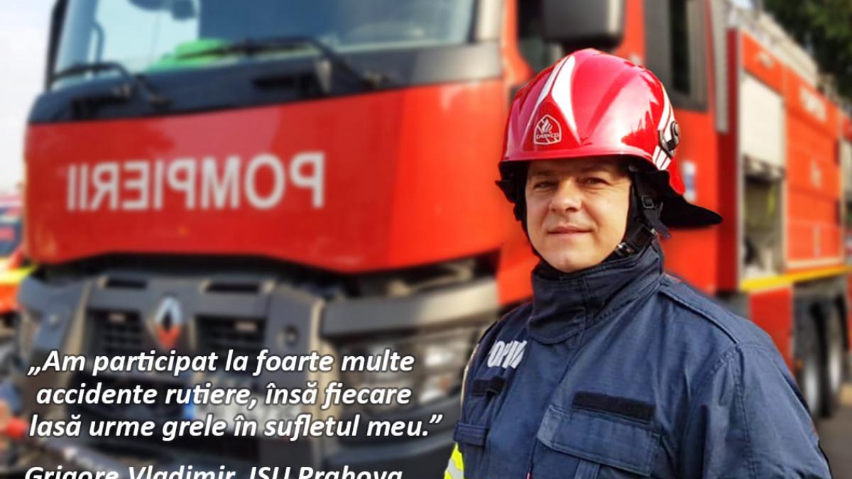 Salvator și în timpul liber. Un pompier din Prahova a intervenit în cadrul unui accident cu patru persoane, chiar dacă era în afara programului