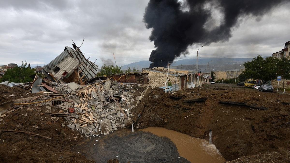 Un elicopter rusesc a fost doborât în zona de graniţă dintre Armenia şi Azerbaidjan