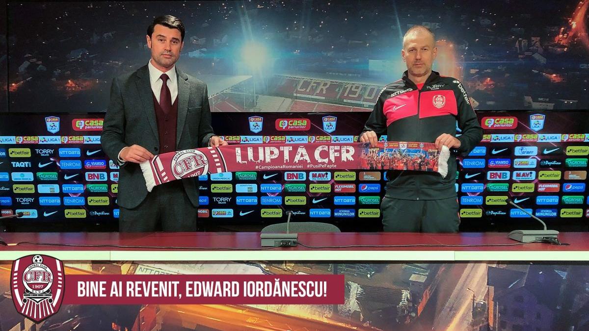 CFR Cluj a anunțat semnarea contractului cu Edi Iordănescu