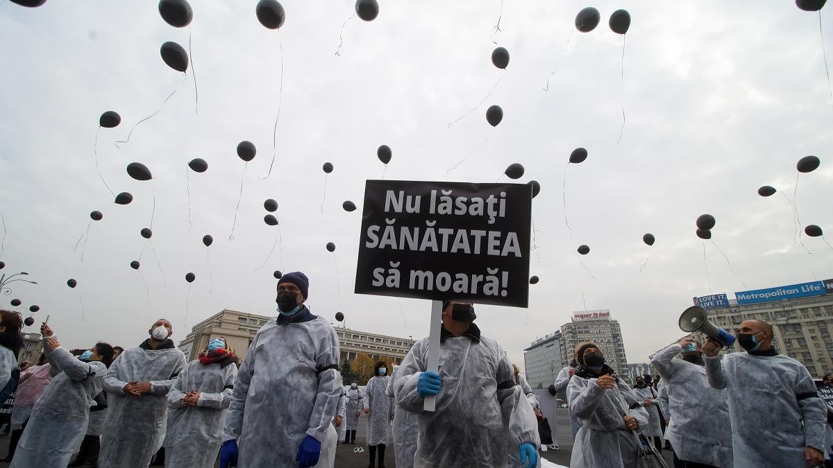 Federația Sanitas amenință cu proteste în cazul înghețării salariilor