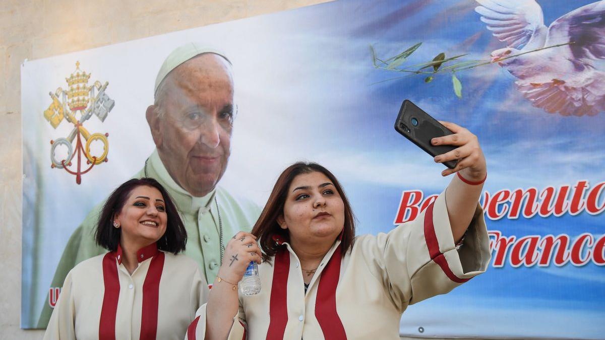 Papa vrea să-i convingă pe creștini să nu plece din Irak