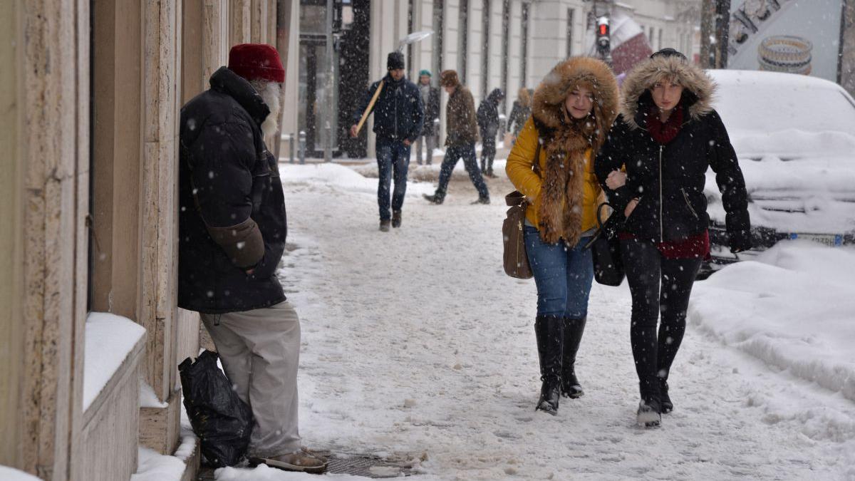ANM a emis o prognoză specială pentru zona municipiului București de vreme rece și ninsori