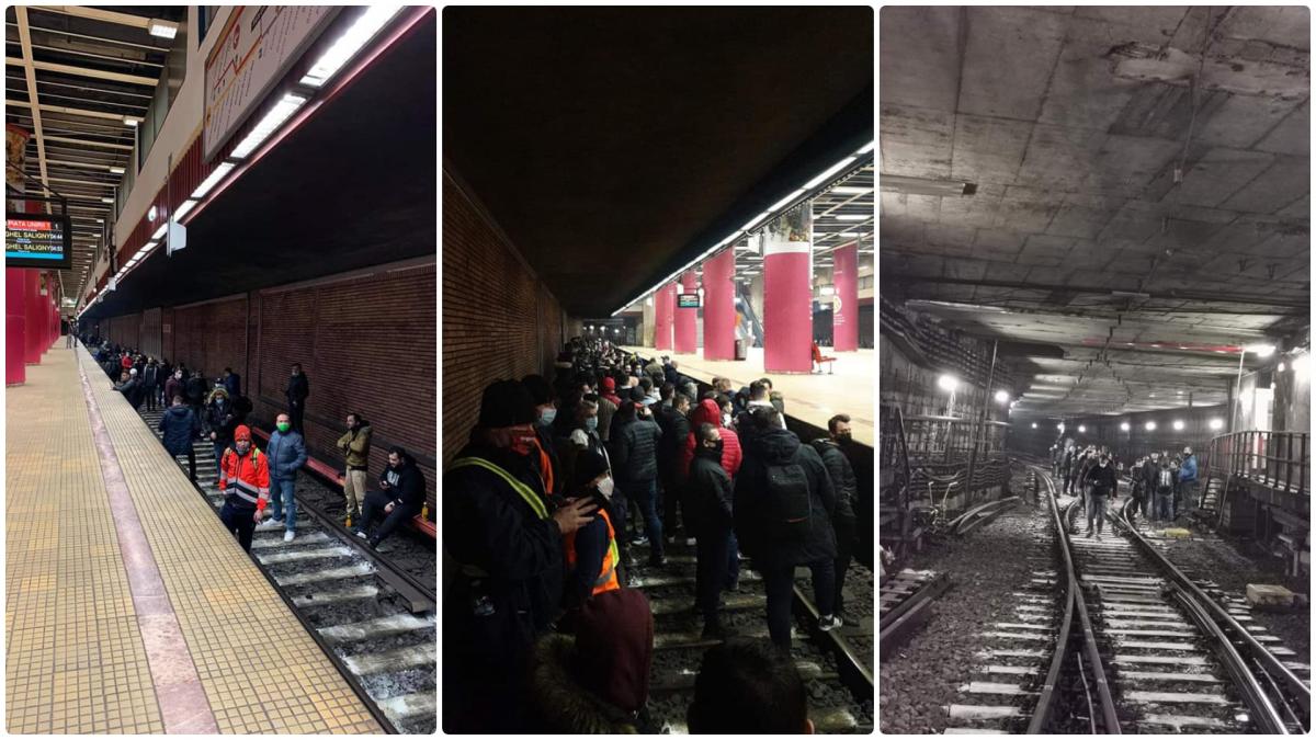 Protest la Metrou. Sindicaliștii refuză discuțiile. Prefectul Capitalei i-a chemat la dialog social