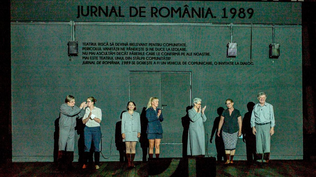 Două nominalizări la Premiile UNITER pentru spectacolul TNB regizat de Carmen Lidia Vidu,  „Jurnal de România. 1989”