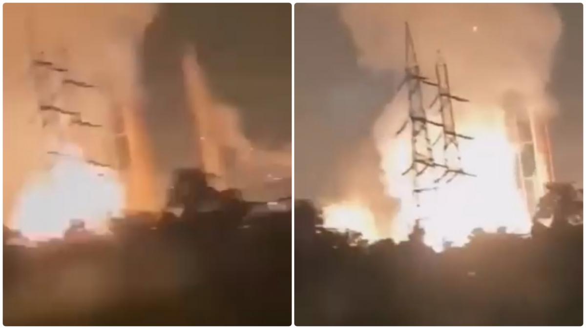 Explozie puternică la Combinatul Chimic Azomureș.  Fisurarea unei conducte a fost cauza. Un bărbat a fost rănit