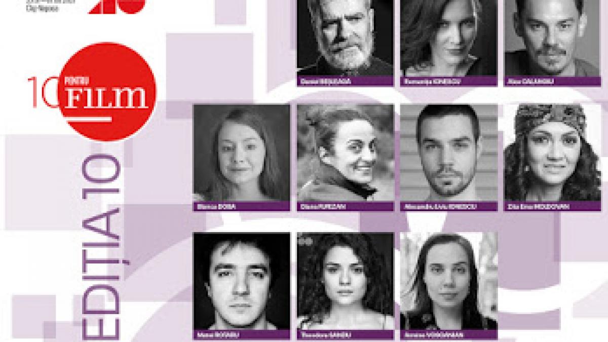 Actorii selectați la cea de-a 10-a ediție a programului 10 pentru FILM