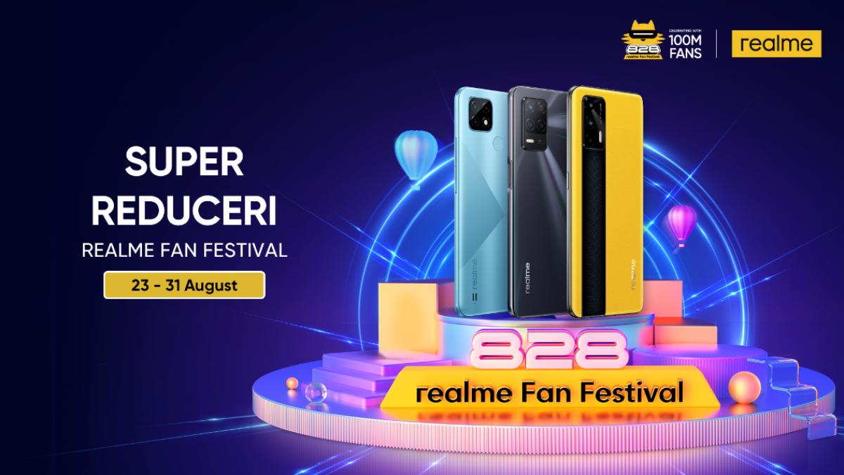 realme anunţă Fan Festival: Cinci telefoane realme cu prețuri reduse
