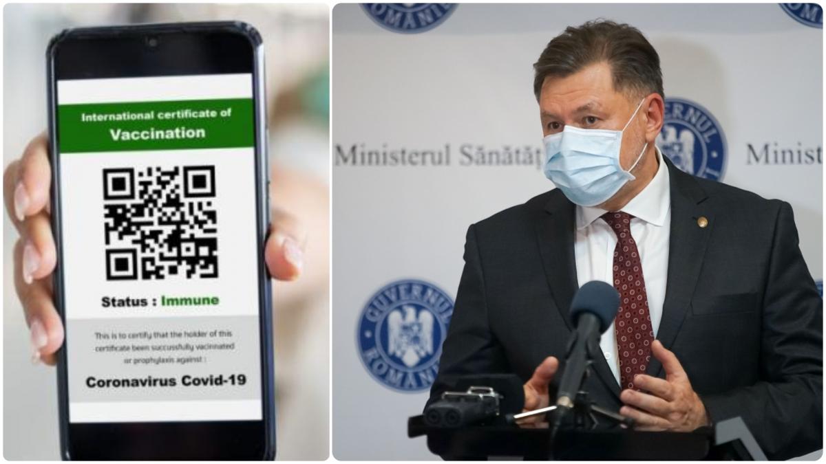 Posesorii de certificat de vaccinare cu 3 doze vor fi scutiți de carantină și testare. Rafila: Aplicăm repede