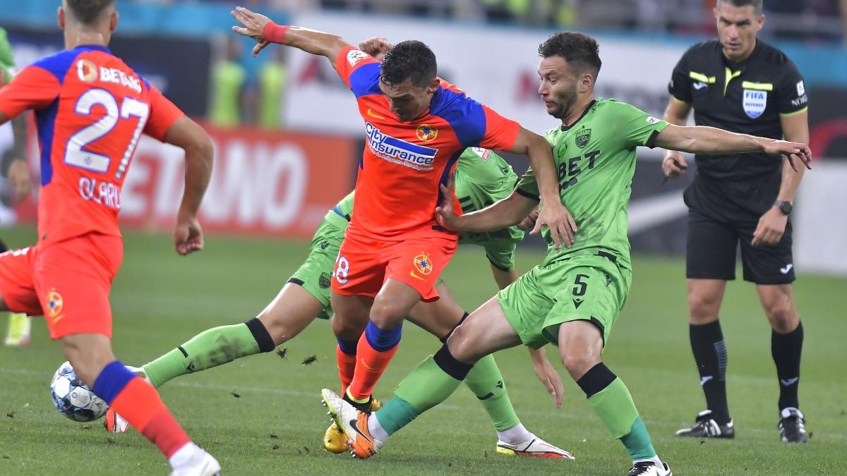 Dinamo - FCSB 0-3. Un gol rapid, un cartonaș roșu și ambulanța pe teren 