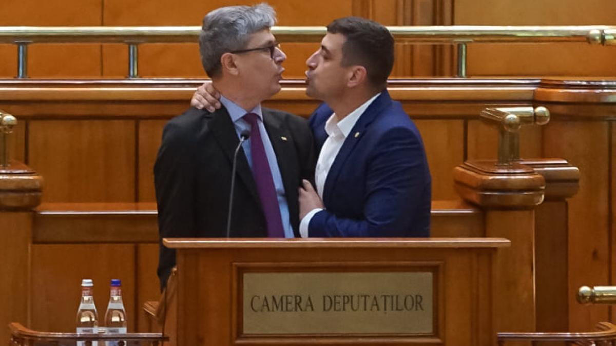 discursul ministrului energiei oprit de george simion hotule vs esti un prost