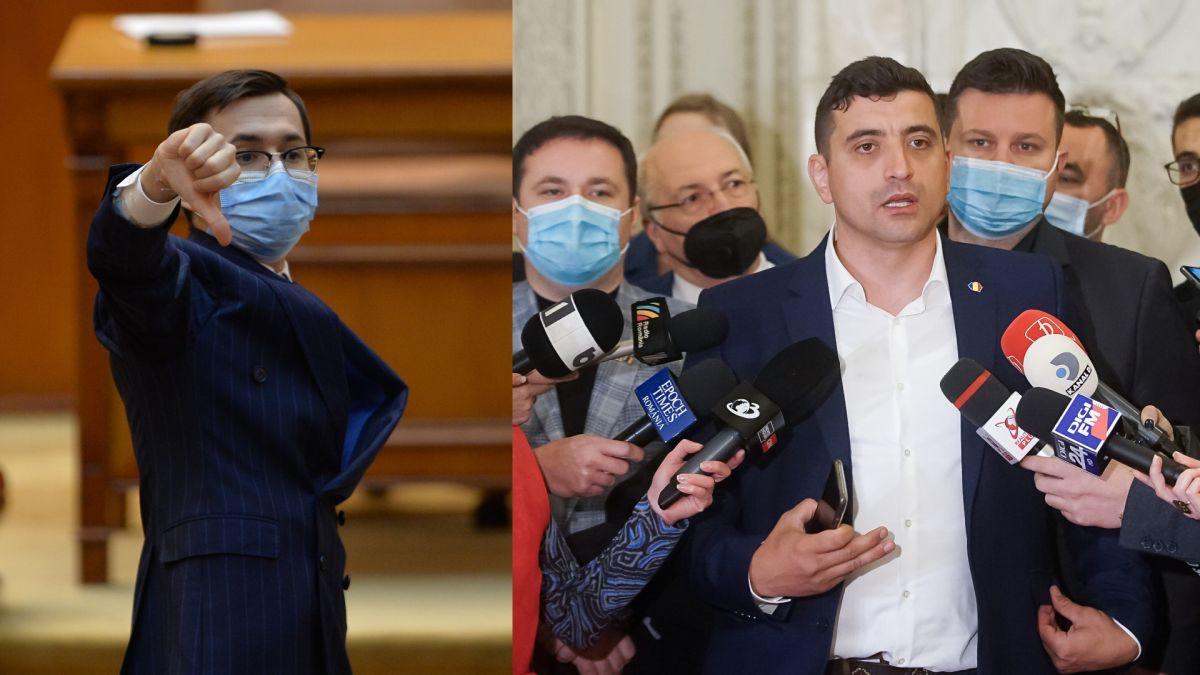 Un nou scandal în Parlament. George Simion: E o caricatură. Popescu: Se comportă ca un separatist