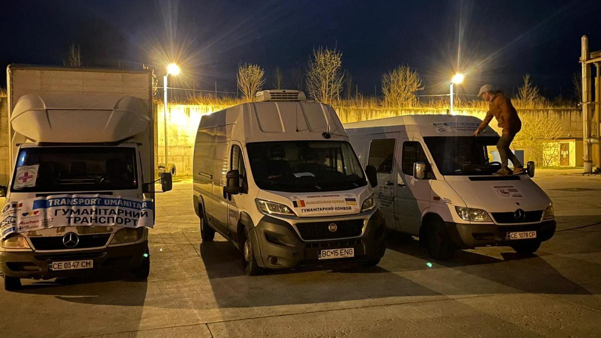 Ajutor umanitar pentru Cernăuți. Un transport cu 10 tone cu alimente a plecat din Bacău