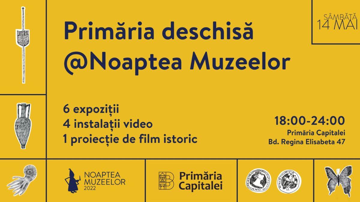 Primăria Capitalei se redeschIde  cu ocazia Nopții Muzeelor 2022