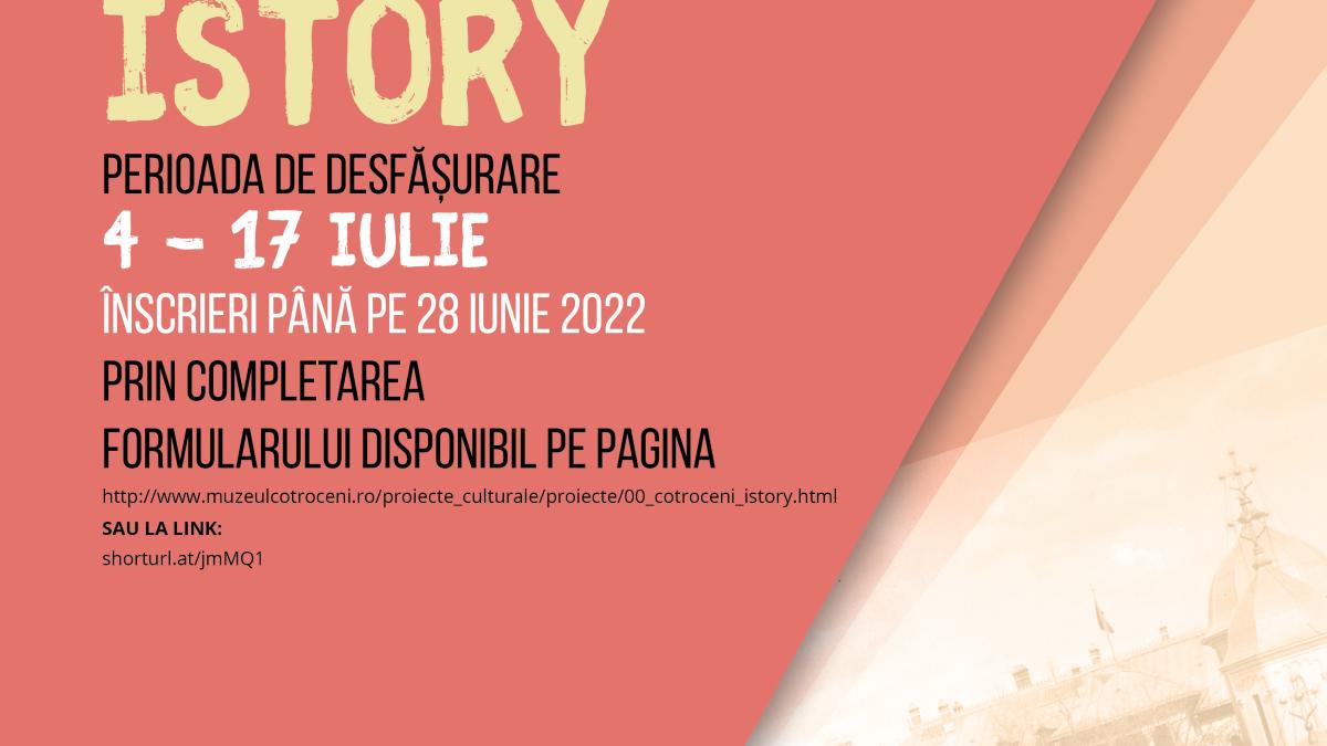 Cotroceni IStory – atelier de film documentar pentru liceeni