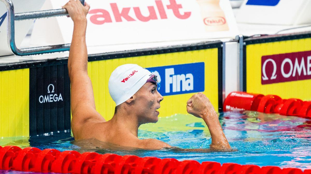 David Popovici s-a calificat în semifinale la 100m liber cu cel mai bun timp