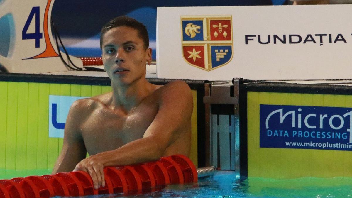 David Popovici a revenit în România. Se pregătește pentru Mondialele de juniori de la Lima