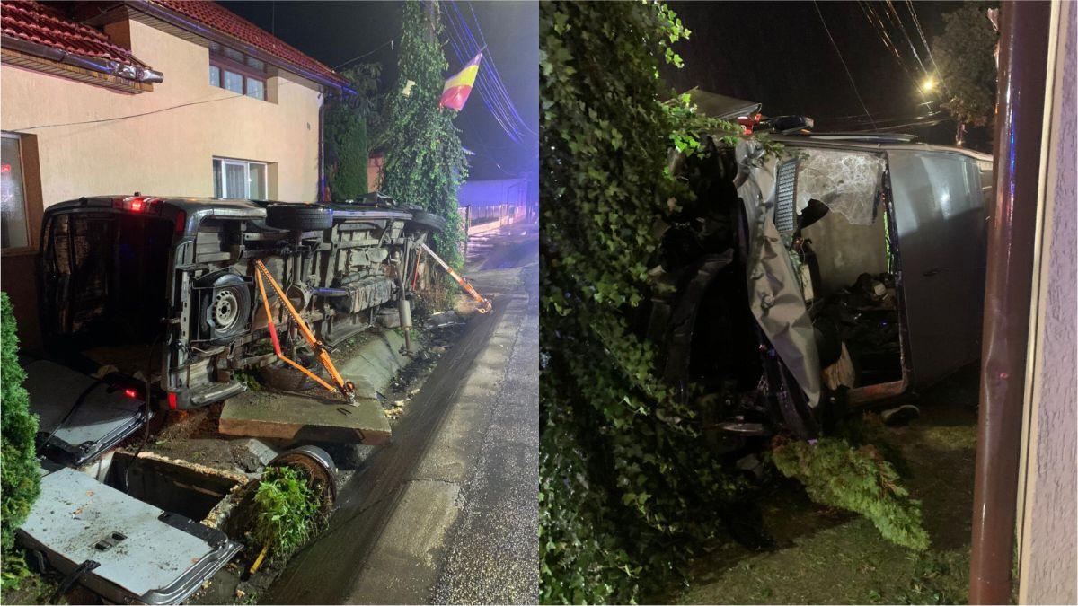 Accident teribil în Maramureș. Nouă victime printre care se află și un copil. Patru persoane au rămas încarcerate