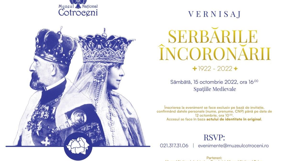Expoziția „Serbările Încoronării”, la Muzeul Național Cotroceni. 100 de ani de la festivitățile de la Alba Iulia și București