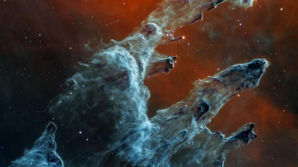 Telescopul spațial James Webb transmite o nouă imagine super-înfricoșătoare cu „Stâlpii Creaţiei”