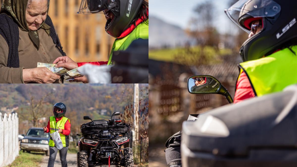 Povestea incredibilă a Emiliei, poștărița pe ATV din inima Apusenilor. „Tu, fată, să nu mai vii cu capra aia de motor, că face gălăgie, mie nu-mi place!”