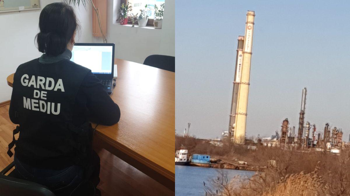 Amendă de 100.000 de lei pentru Rompetrol Rafinare. Garda de Mediu Constanţa: S-au înregistrat depășiri la indicatorul NOx în ultimile 3 luni