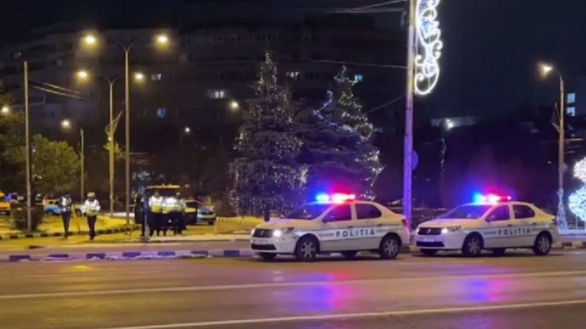 sofer baut politia focuri de arma