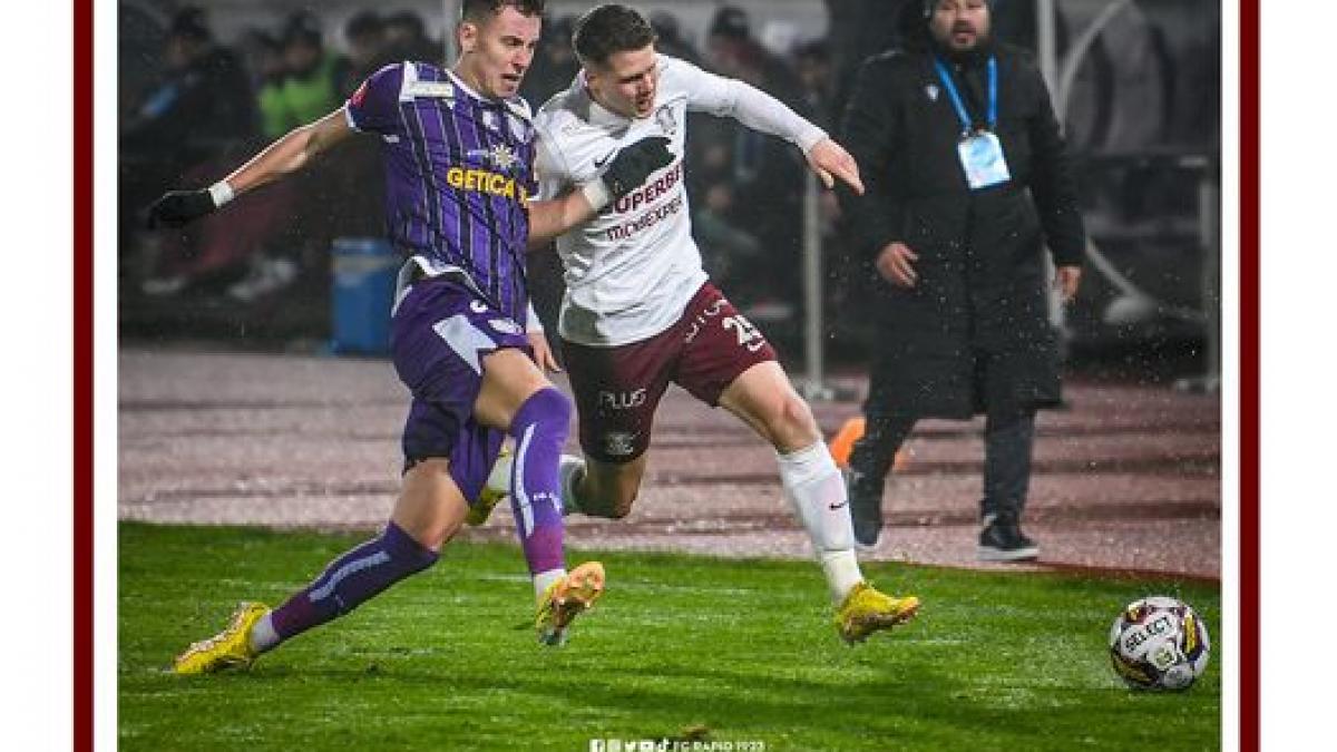 Rapid București, la al patrulea meci fără victorie, după 1-1 cu FC Argeș