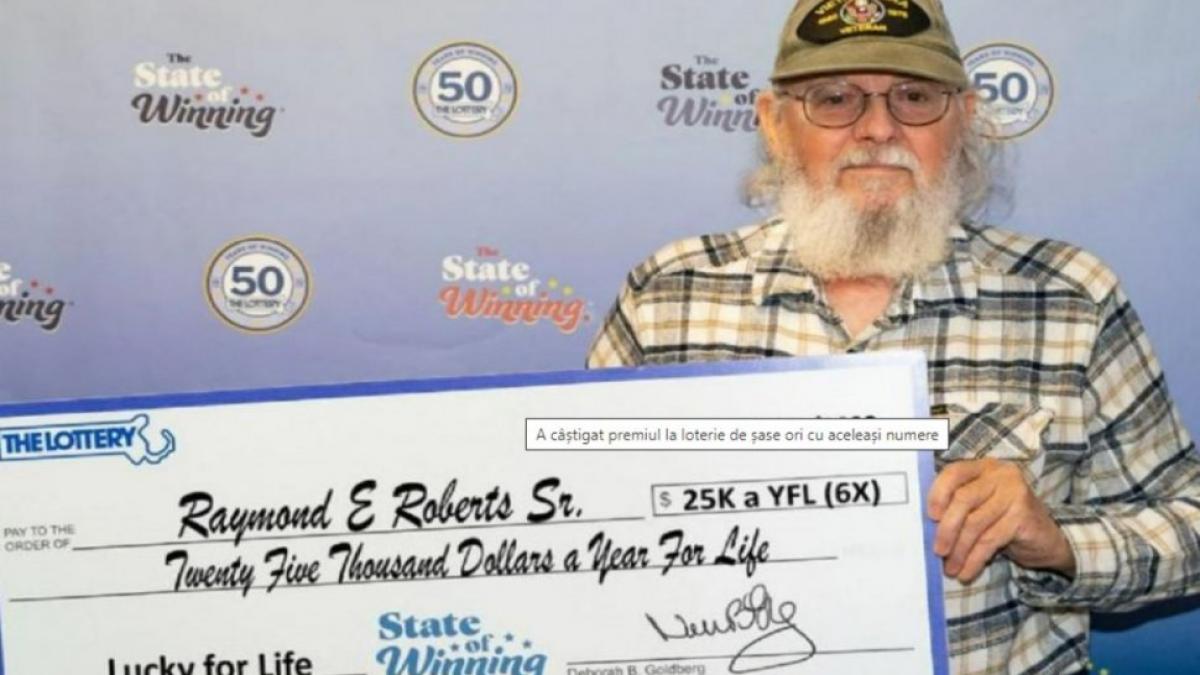 Un veteran al războiului din Vietnam a dat lovitura la loto. 6 bilete completate cu aceleași numere