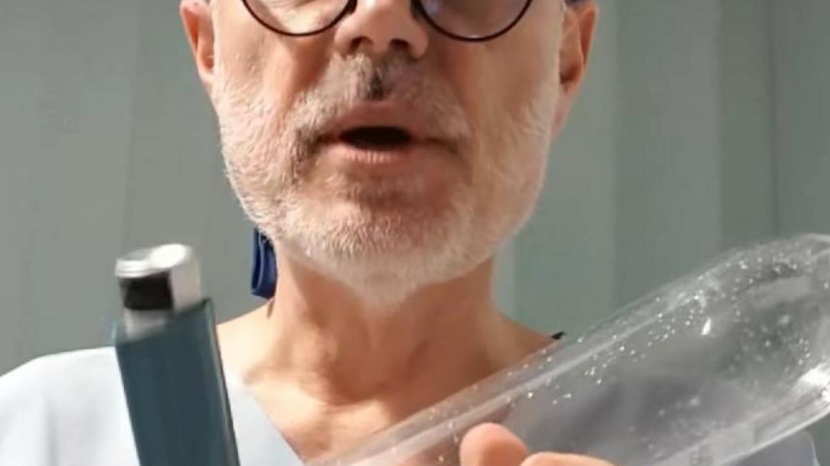 Dr. Mihai Craiu: NICIODATĂ nu pulverizăm spray-ul cu medicație direct în gură! Putem improviza un dispozitiv simplu, acasă. Iată cum!