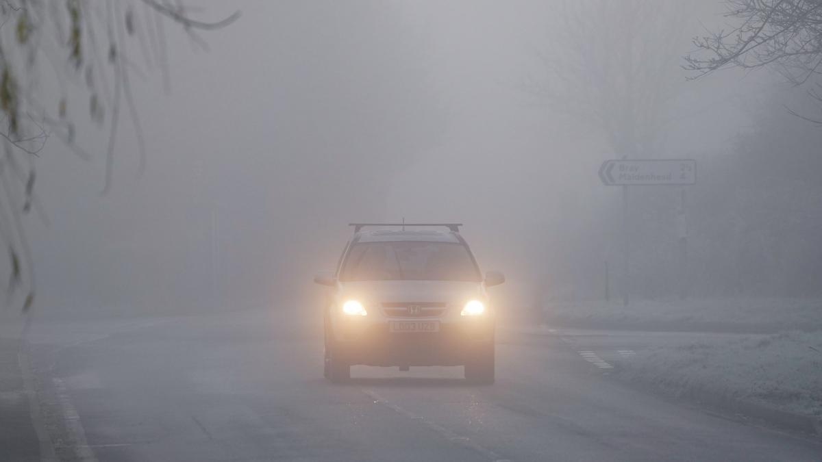 Avertizare Infotrafic: Ceață pe autostrada A2 București - Contanța