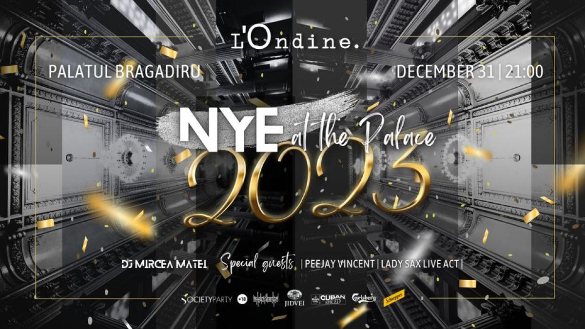 Revelion spectaculos la Palatul Bragadiru: NYE 2023 at the Palace by L’Ondine Events