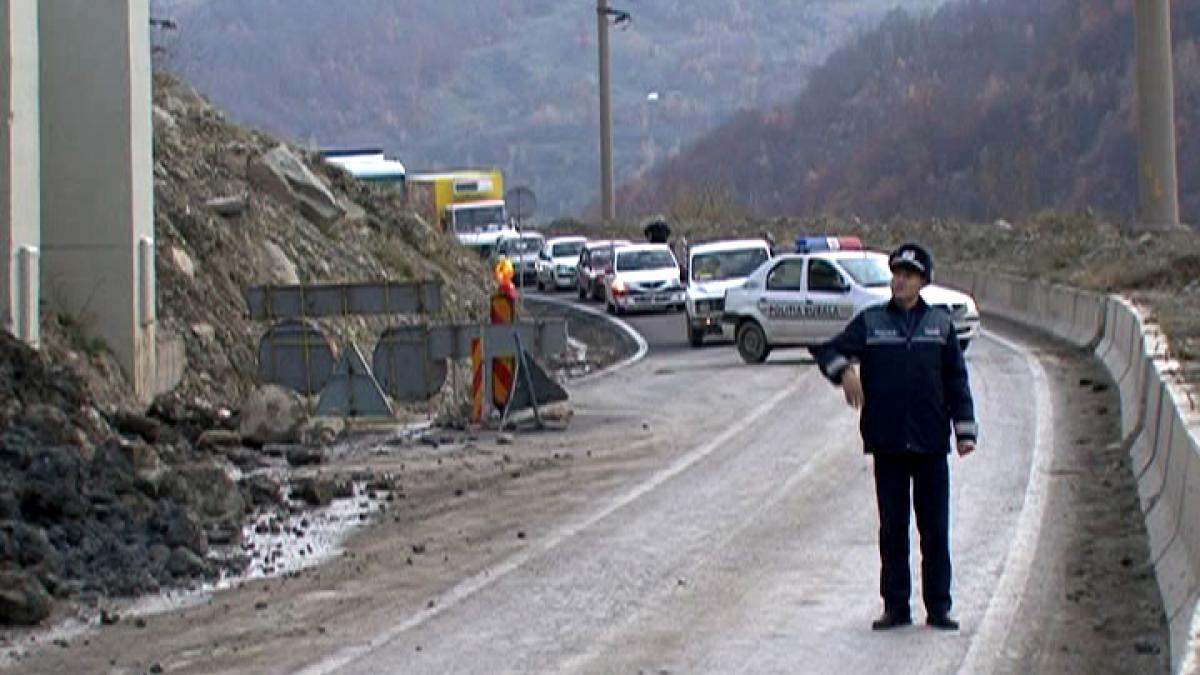 Traficul pe DN57 rămâne închis până în a doua jumătate a lunii februarie