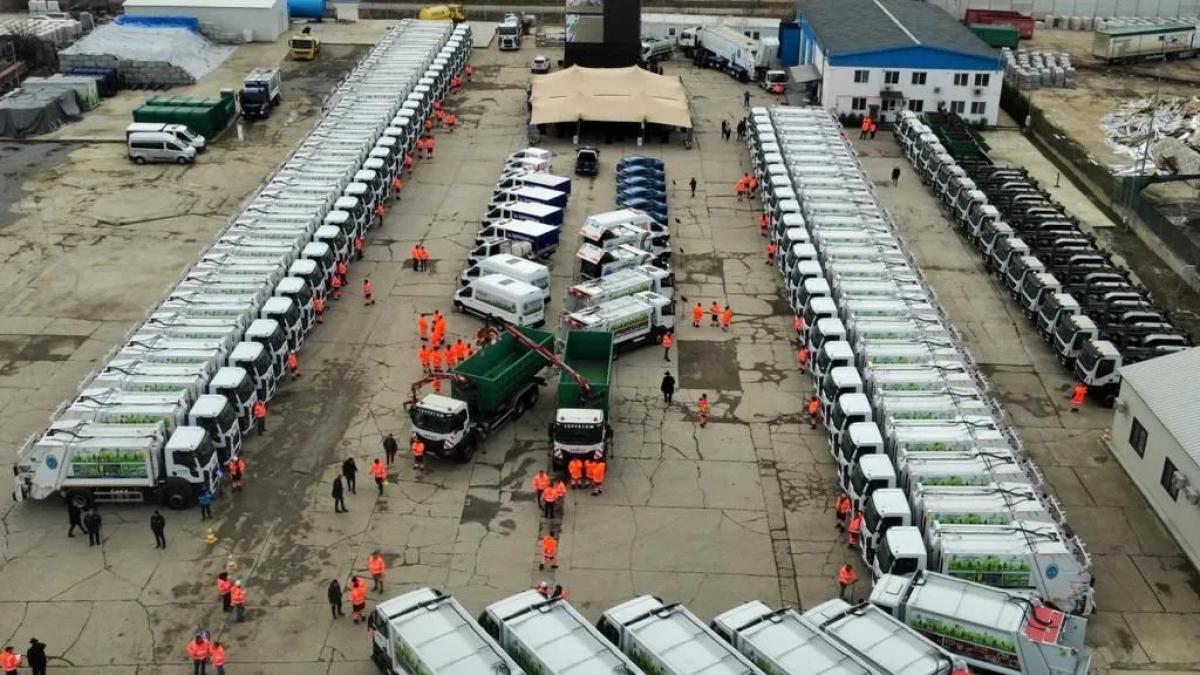 Curățenia începe de la Cluj: noua flotă de mașini pentru salubritate, la standarde europene