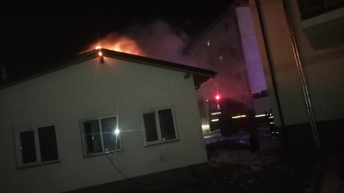 Incendiu la o centrală termică, în localitatea Babadag!