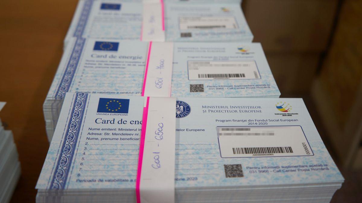 Astăzi începe distribuirea tichetelor pentru plata facturilor la energie