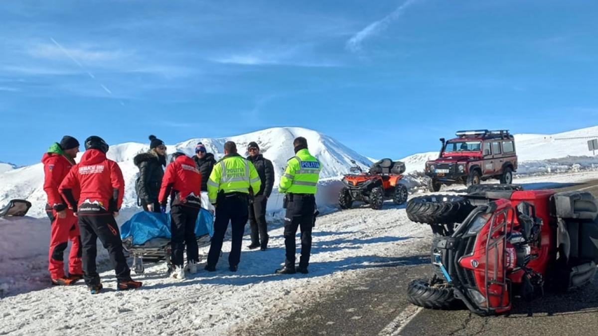 Accident grav cu ATV-ul în Gorj