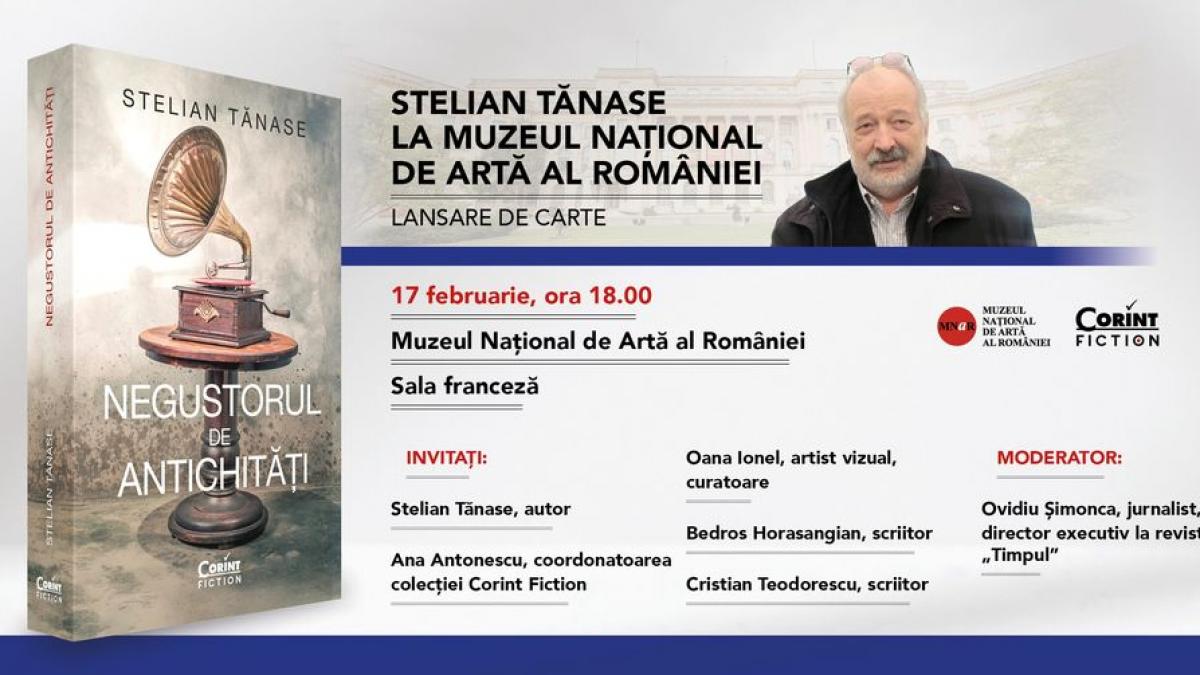 Stelian Tănase la Muzeul Național de Artă al României. Lansare de carte