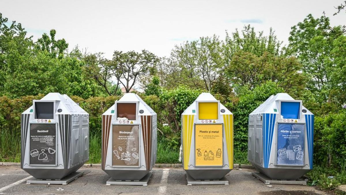 Insule ecologice de colectare a deşeurilor, la Sibiu