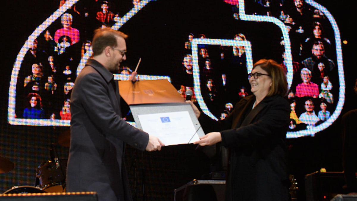 Primarul Timișoarei a primit, în numele orașului, premiul Melina Mercouri în valoare de 1,5 milioane de euro