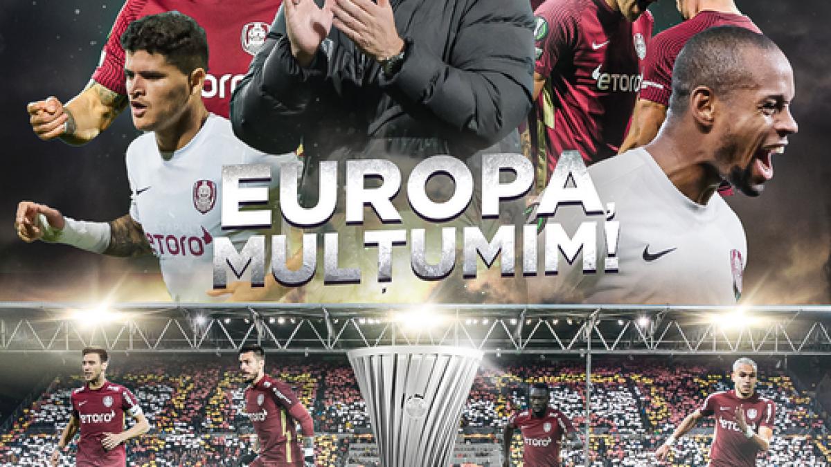 CFR Cluj părăsește UEFA Conference League, după o remiză albă în returul din Gruia cu Lazio