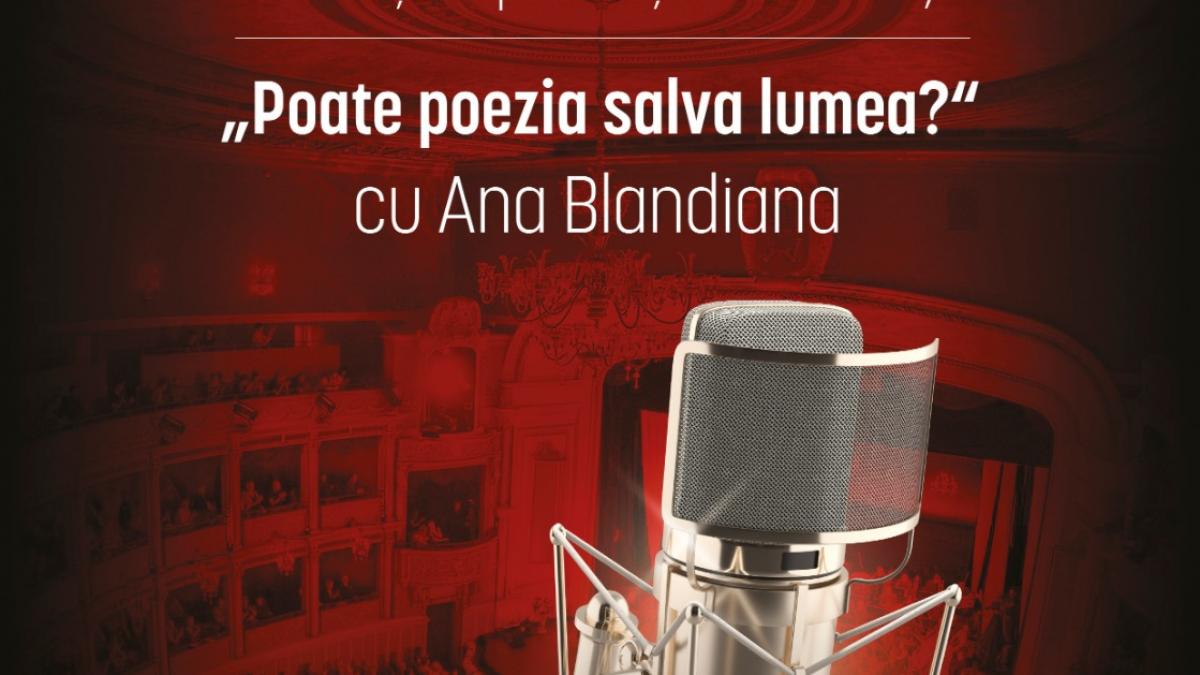 Ana Blandiana, invitată la Scena Gândirii de la Opera Națională București