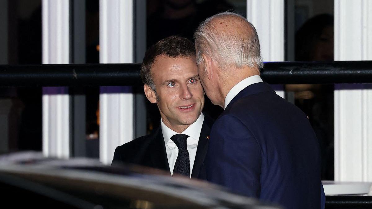 Macron,Biden reafirmă sprijinul pentru Ucraina