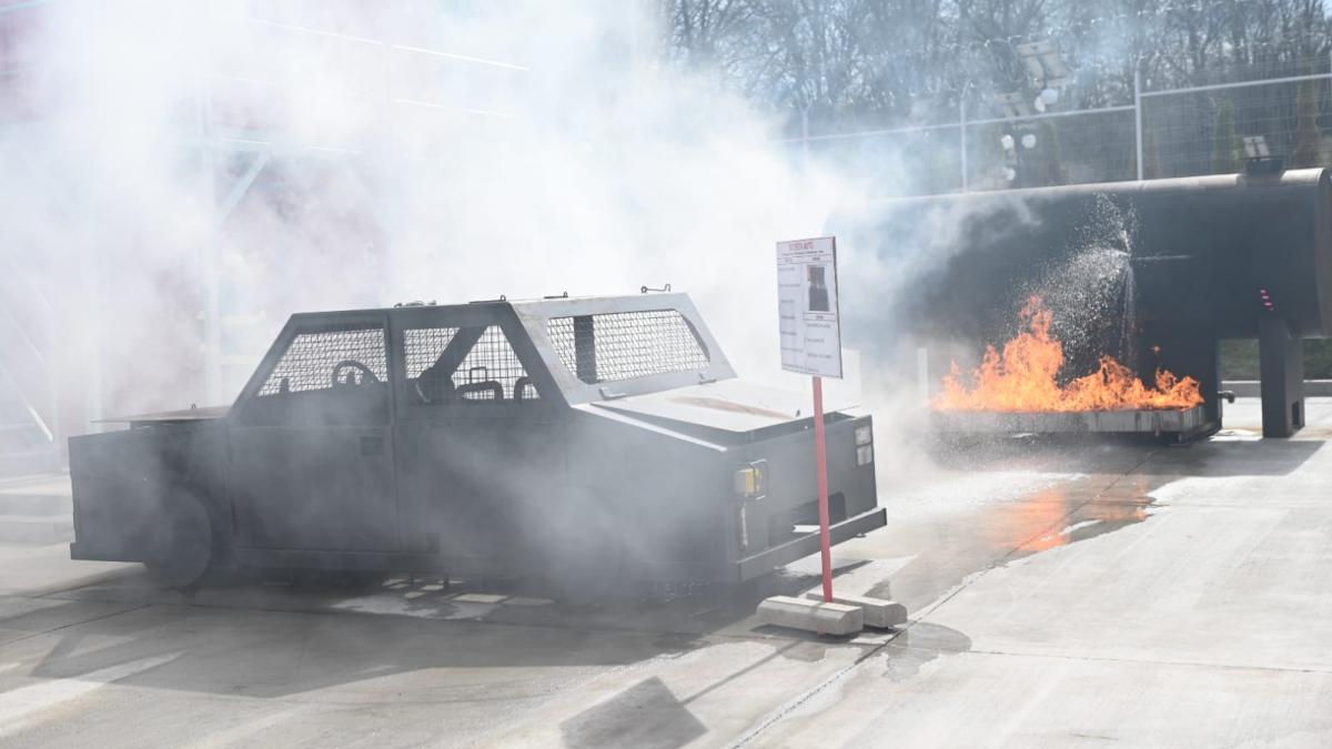 Poligon pentru pregătirea salvatorilor din Ucraina și România