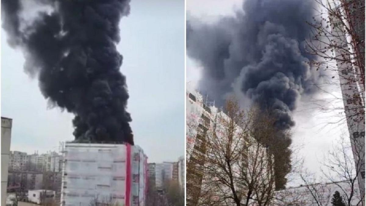 UPDATE Incendiu puternic în cartierul Rahova!