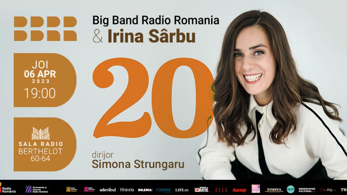 IRINA SÂRBU SERBEAZĂ 20 DE ANI DE ACTIVITATE,  ALĂTURI DE BIG BAND-UL RADIO