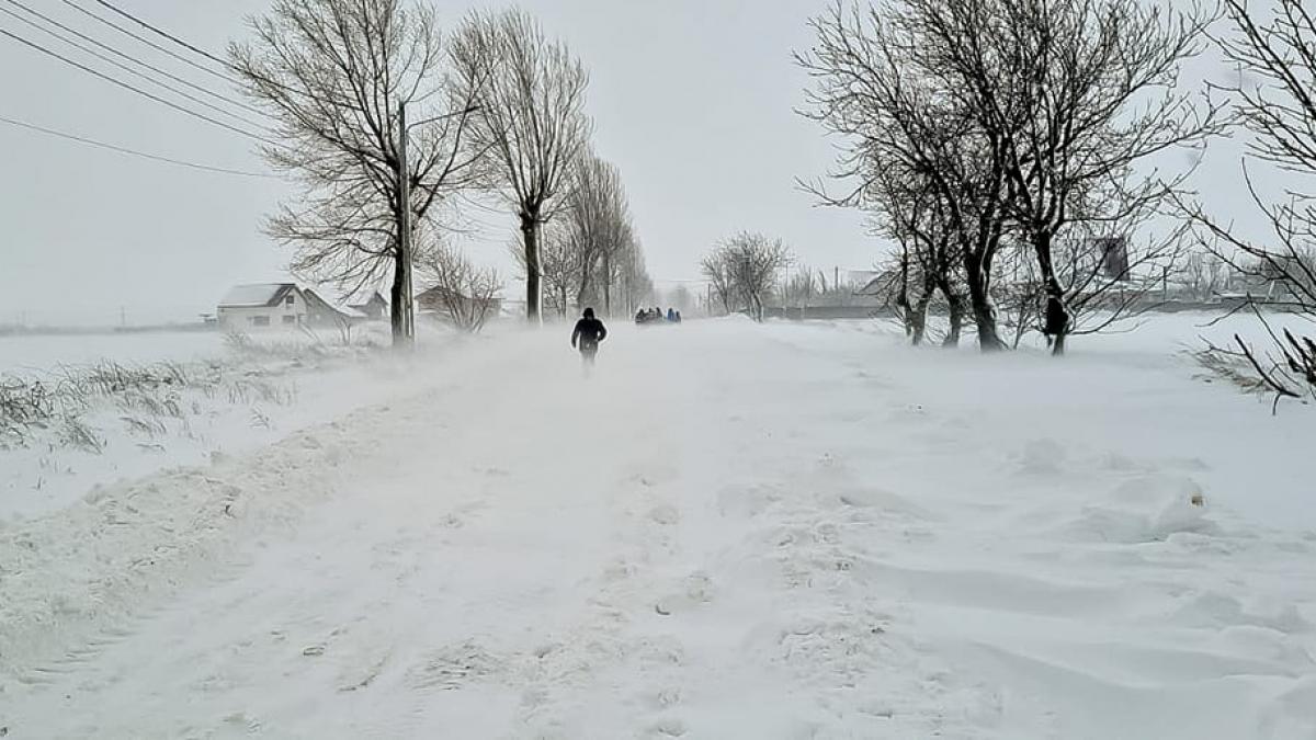 Cod ROȘU de ninsoare și viscol în Botoșani, Suceava, Neamț și Iași, joi dimineața
