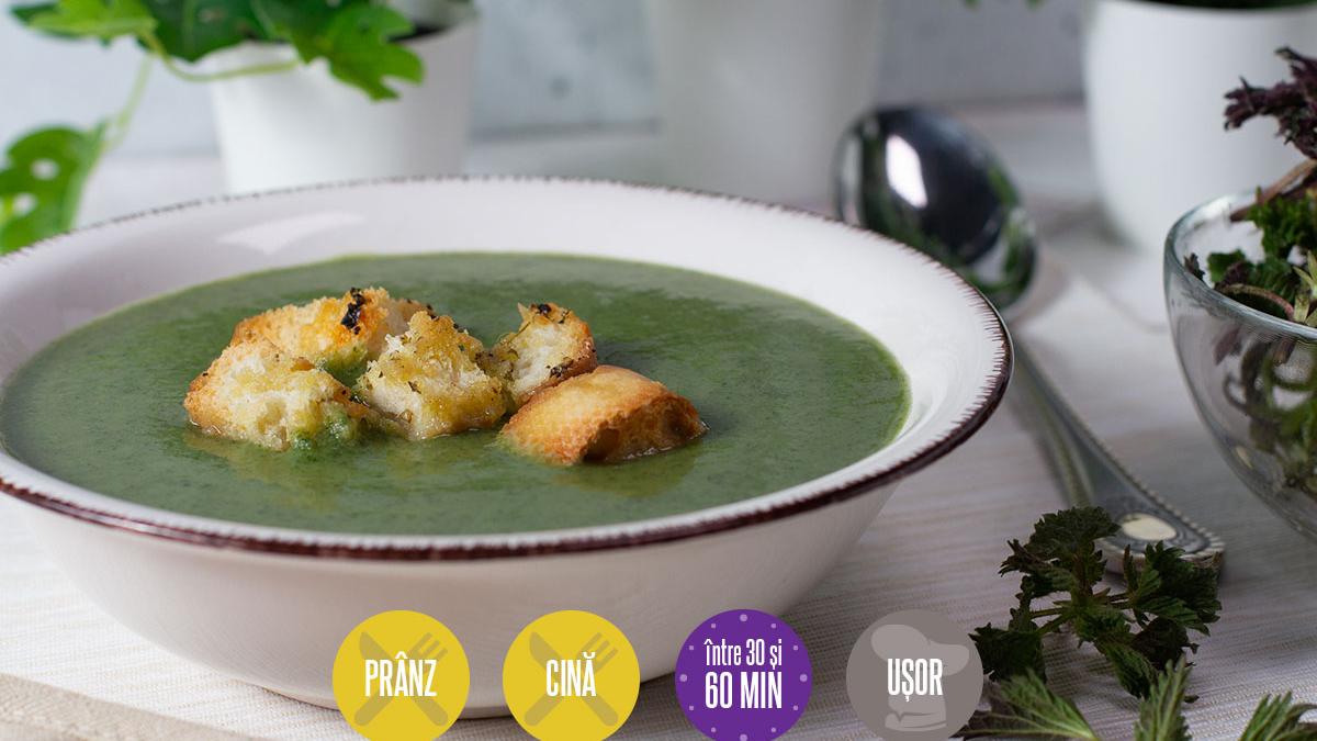 Cum vă place? Rețetă de post: Supă-cremă de urzici